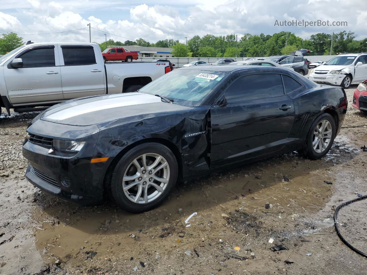 2014 Chevrolet Camaro Ls Черный vin: 2G1FA1E33E9164137