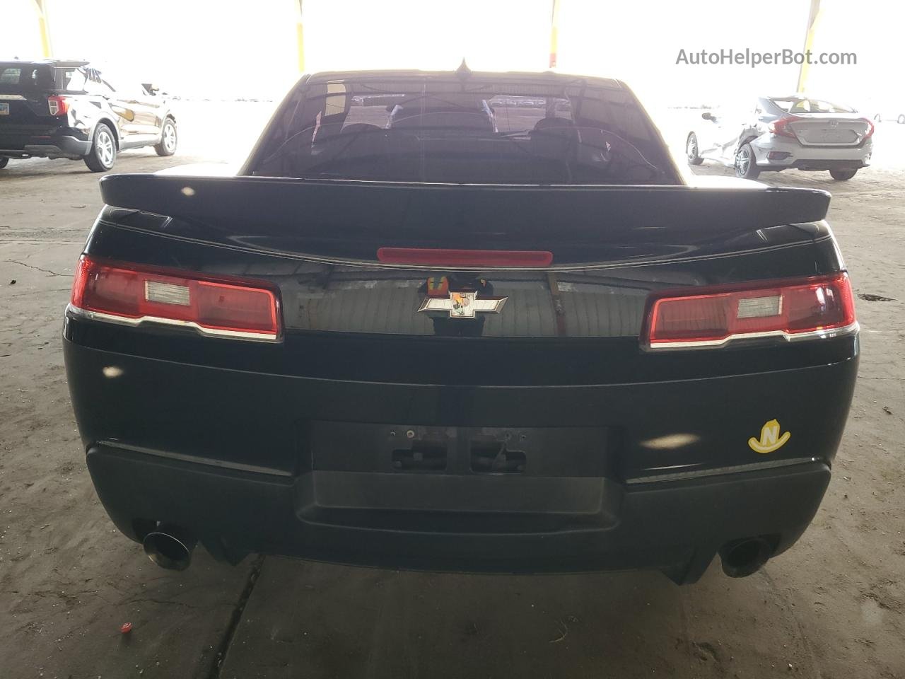 2014 Chevrolet Camaro Ls Black vin: 2G1FA1E33E9173968
