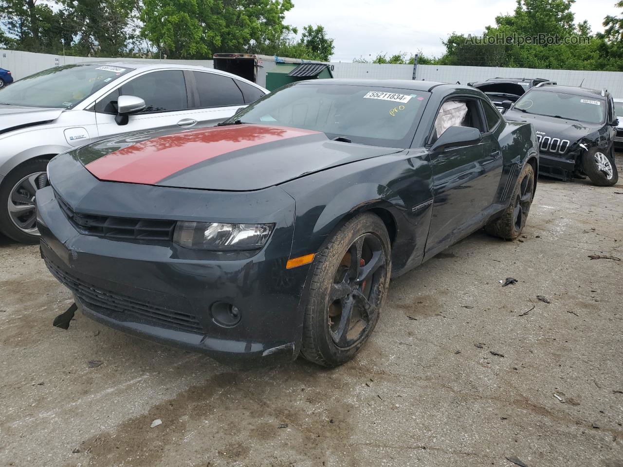 2014 Chevrolet Camaro Ls Gray vin: 2G1FA1E33E9239970