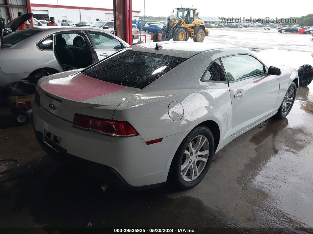 2014 Chevrolet Camaro 2ls White vin: 2G1FA1E33E9256980