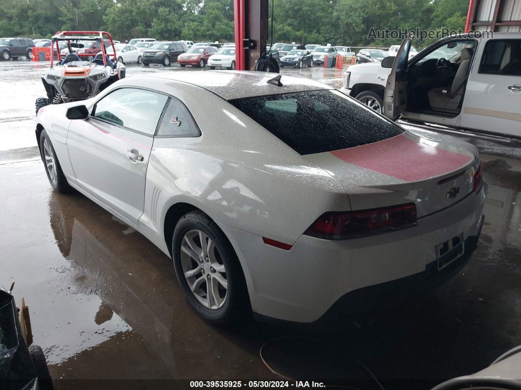 2014 Chevrolet Camaro 2ls White vin: 2G1FA1E33E9256980