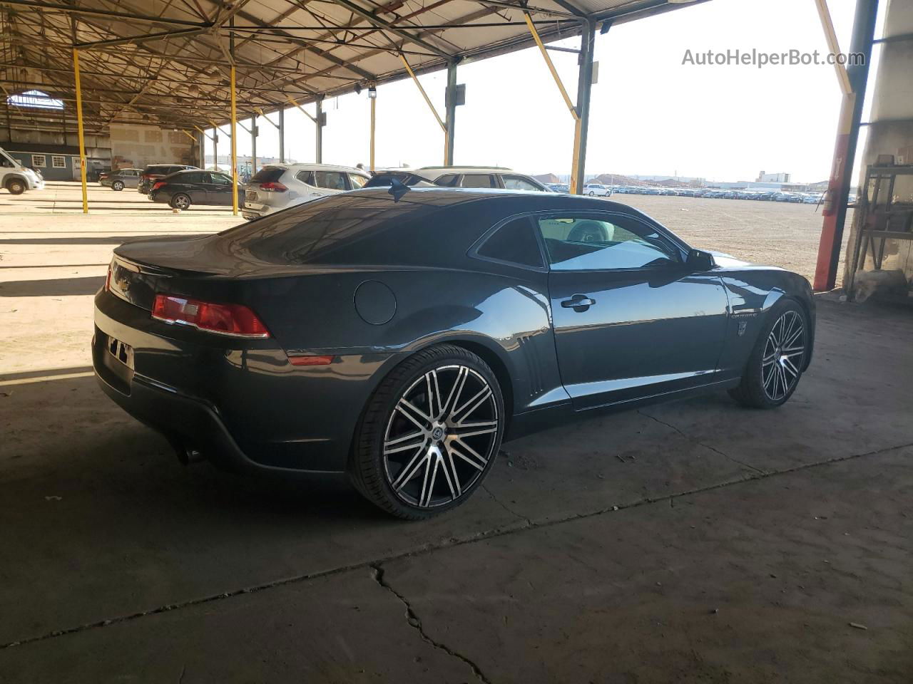 2014 Chevrolet Camaro Ls Charcoal vin: 2G1FA1E34E9221283