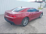 2014 Chevrolet Camaro 2ls Red vin: 2G1FA1E34E9229965