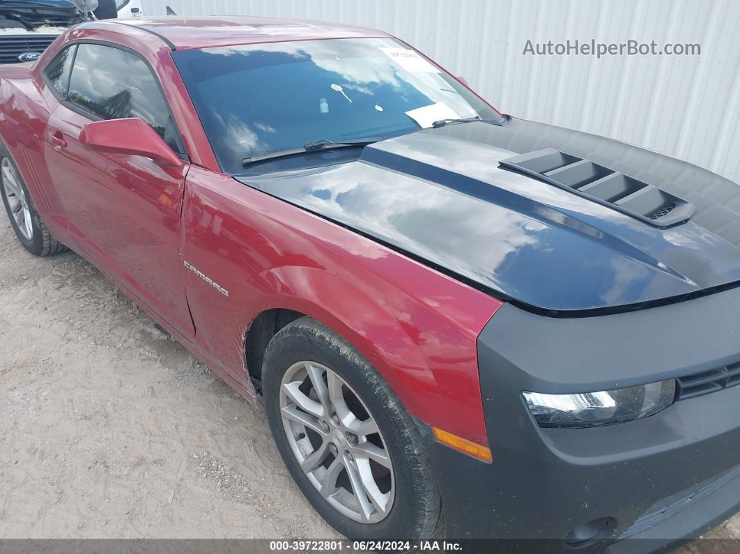 2014 Chevrolet Camaro 2ls Red vin: 2G1FA1E34E9229965