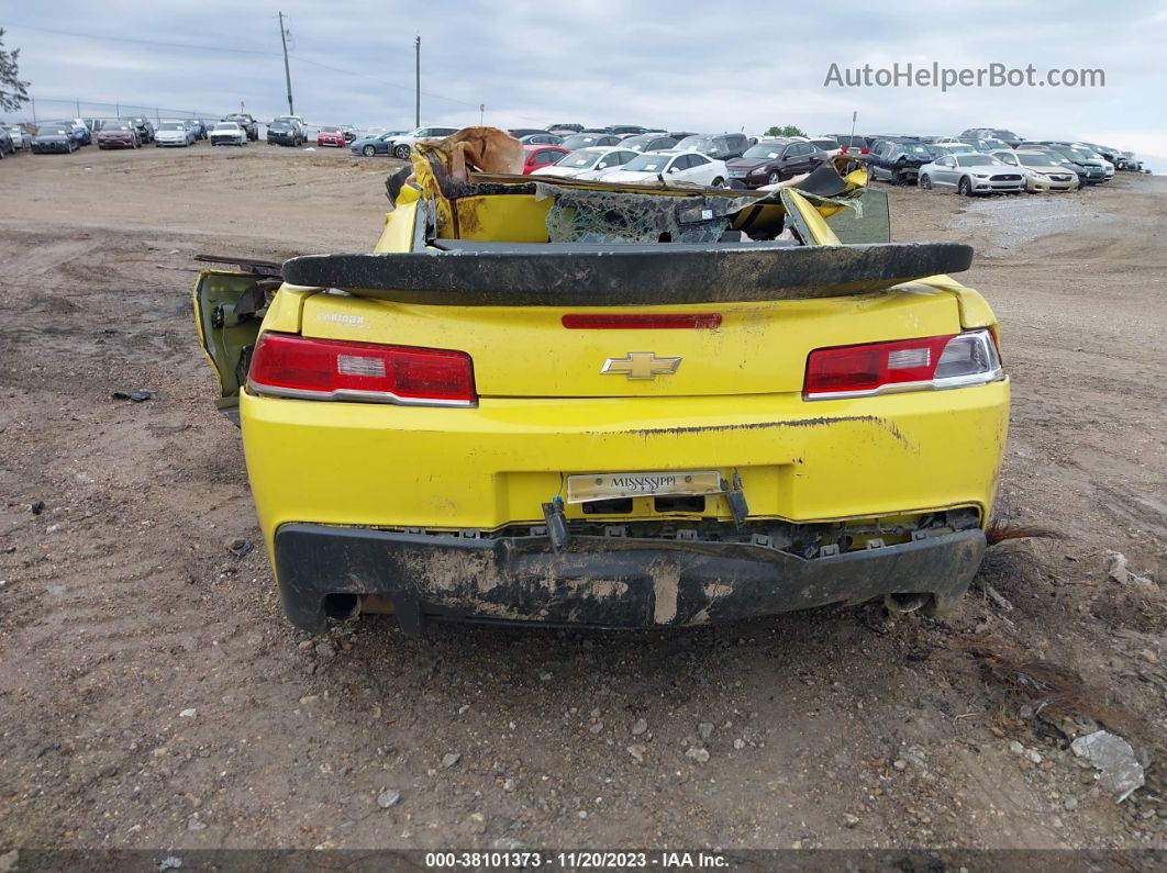 2014 Chevrolet Camaro 2ls Желтый vin: 2G1FA1E34E9241226