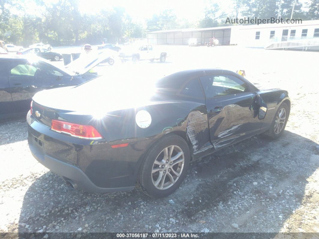 2014 Chevrolet Camaro Ls Black vin: 2G1FA1E34E9248015