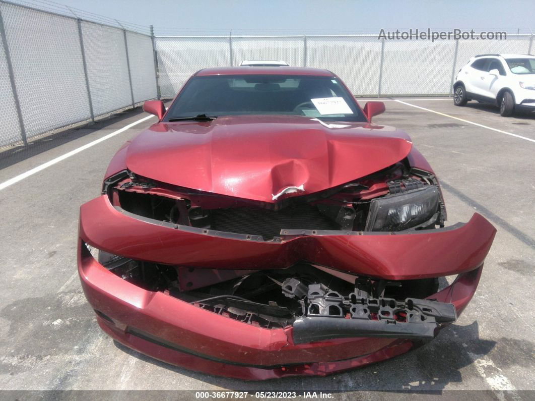 2015 Chevrolet Camaro Ls Red vin: 2G1FA1E34F9196077