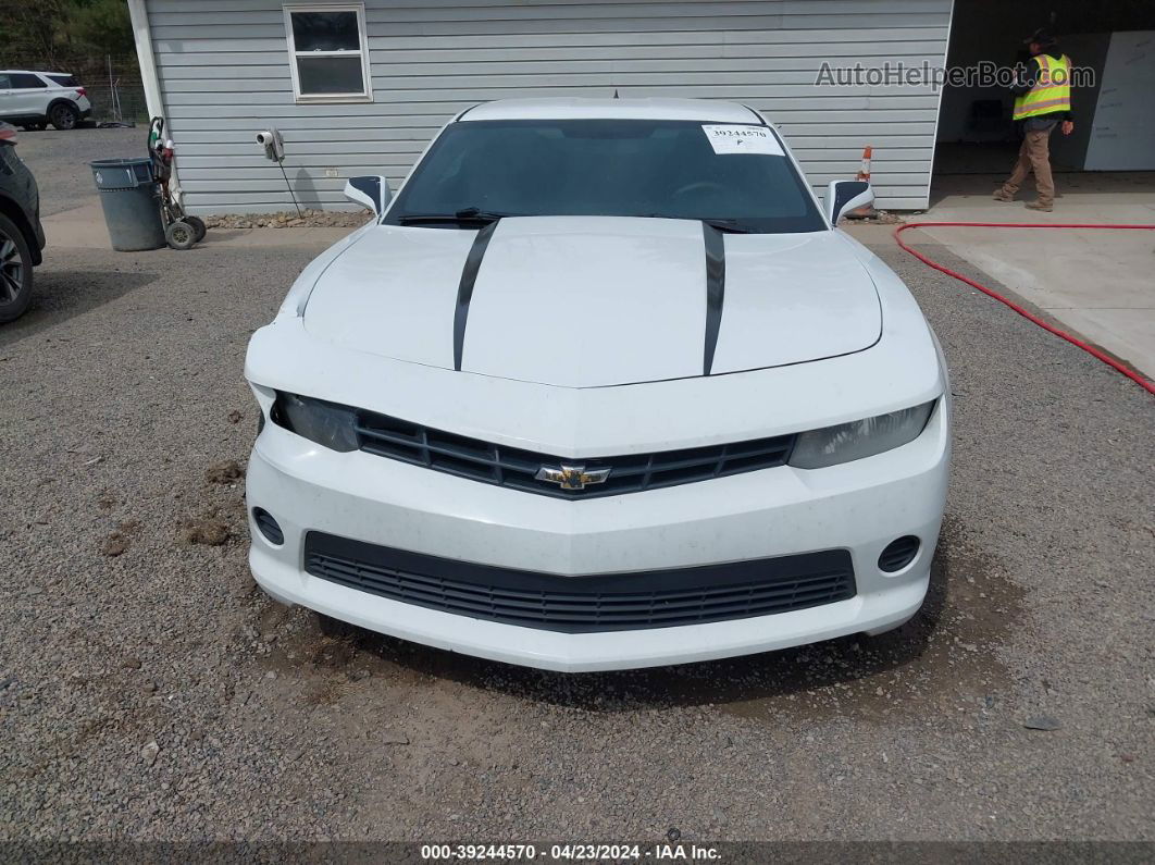 2014 Chevrolet Camaro 2ls White vin: 2G1FA1E35E9131625