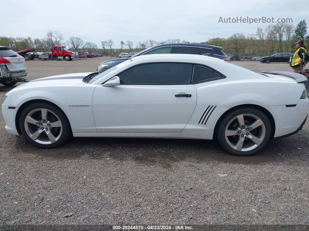 2014 Chevrolet Camaro 2ls White vin: 2G1FA1E35E9131625