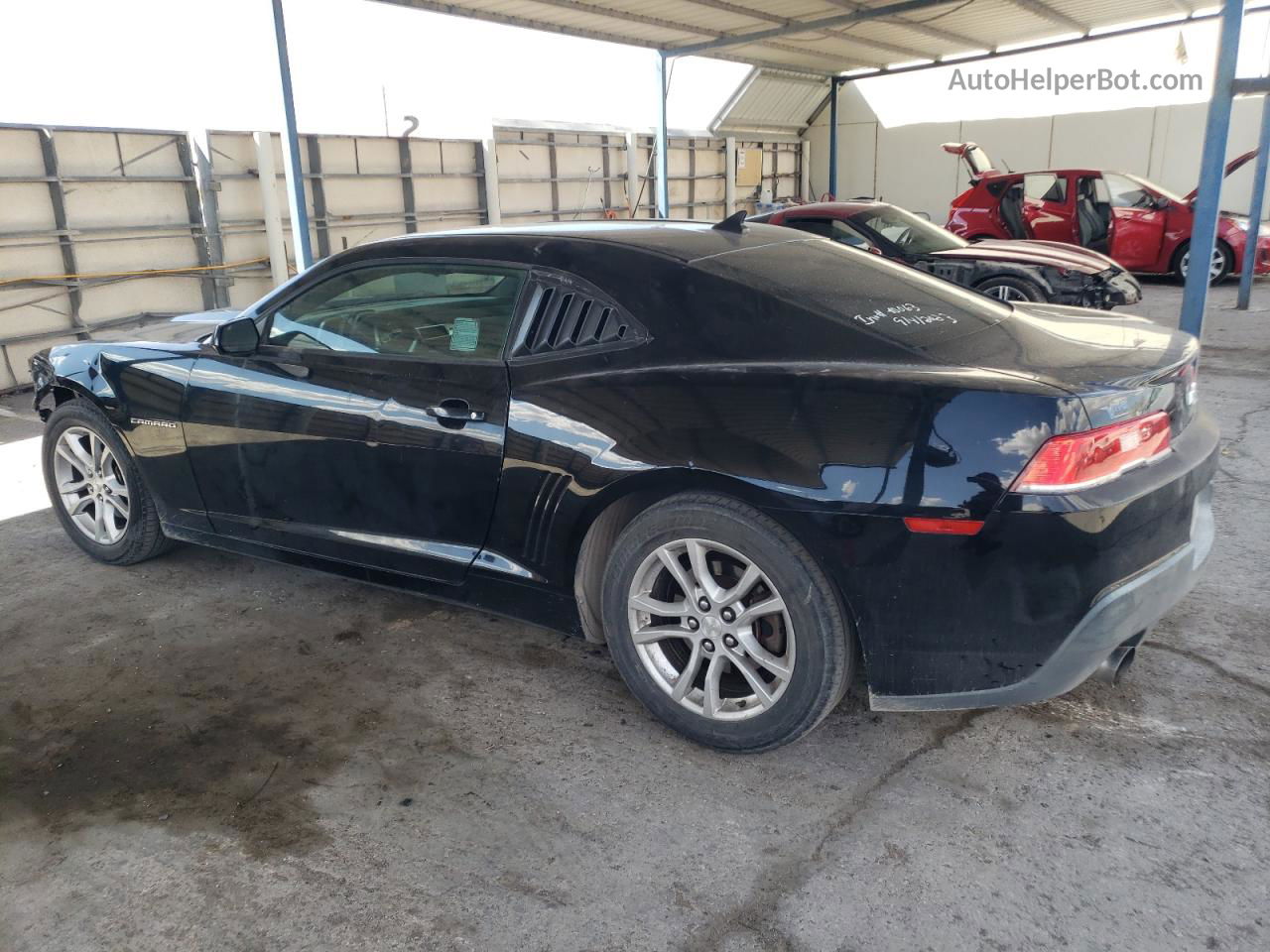 2014 Chevrolet Camaro Ls Black vin: 2G1FA1E35E9150241