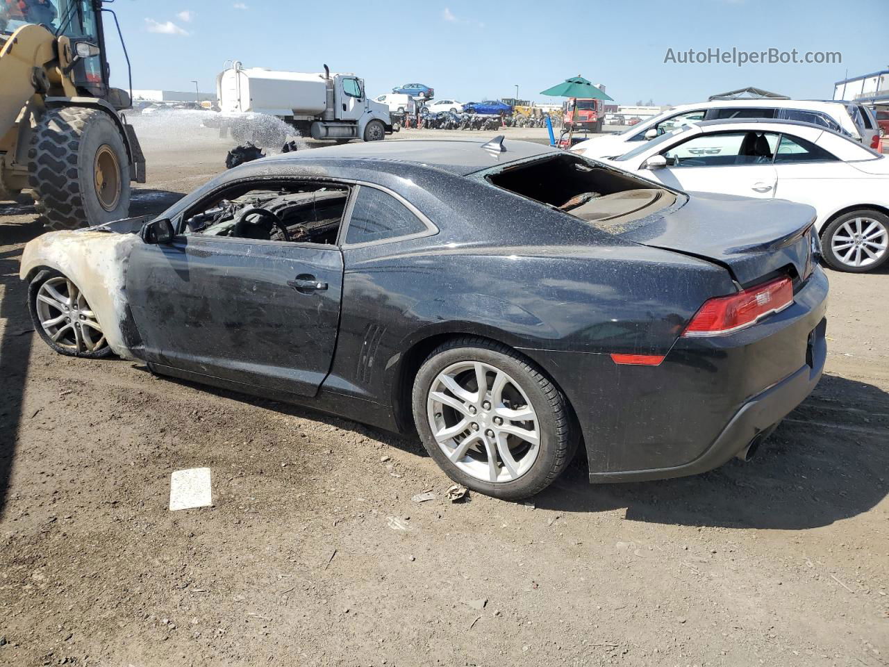 2014 Chevrolet Camaro Ls Black vin: 2G1FA1E35E9152927