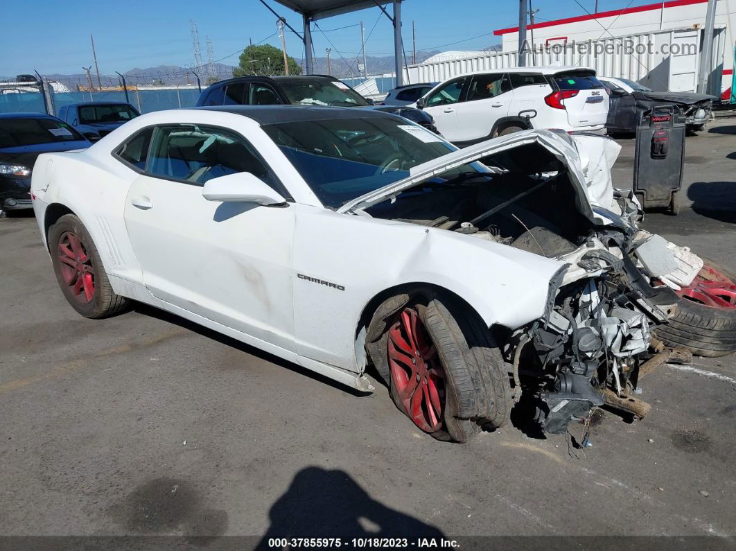 2014 Chevrolet Camaro 2ls White vin: 2G1FA1E35E9205156