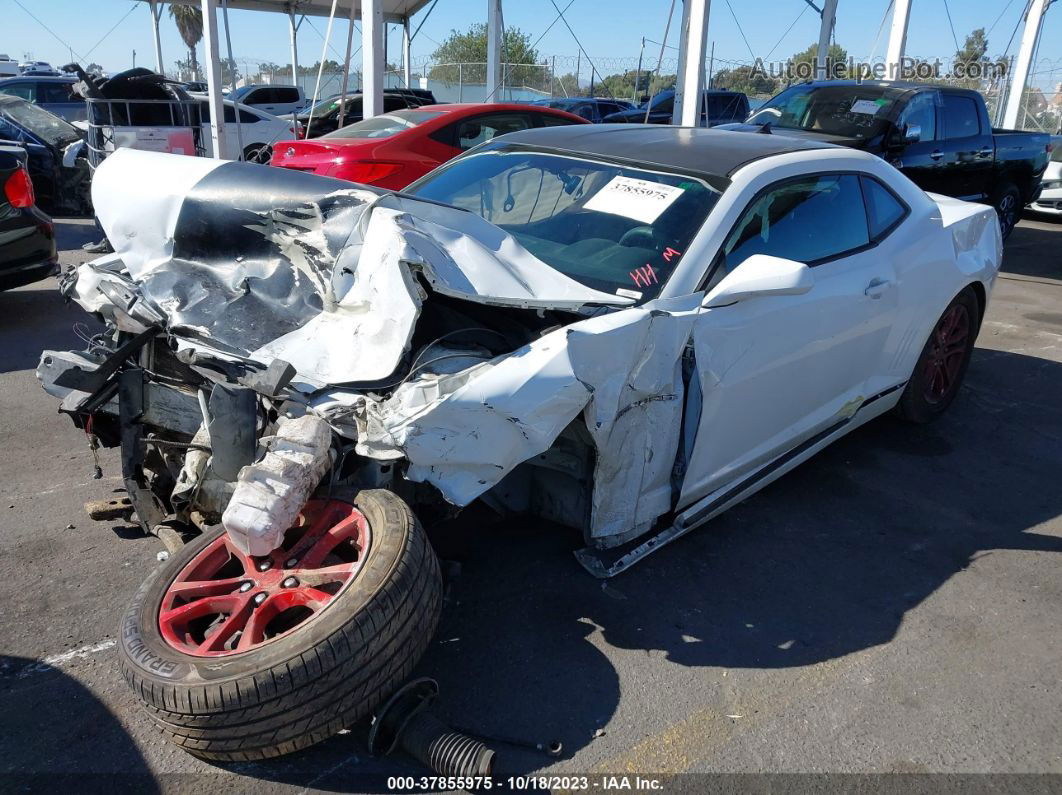 2014 Chevrolet Camaro 2ls White vin: 2G1FA1E35E9205156