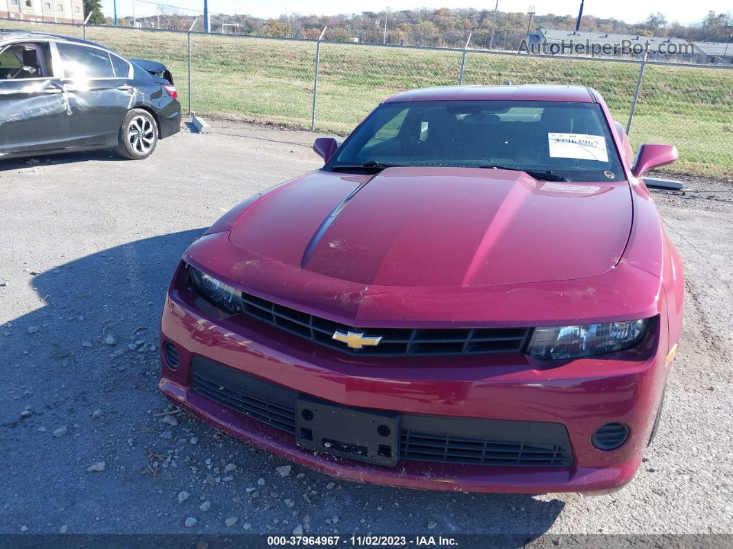 2014 Chevrolet Camaro 2ls Бордовый vin: 2G1FA1E35E9289060