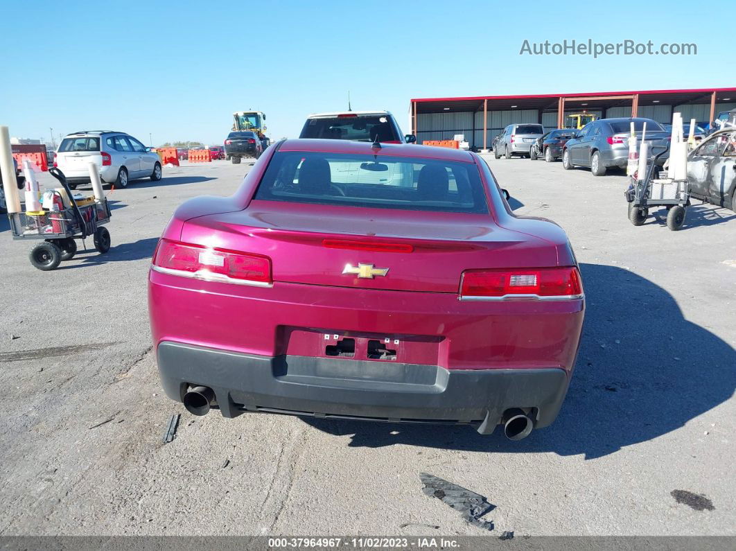 2014 Chevrolet Camaro 2ls Бордовый vin: 2G1FA1E35E9289060