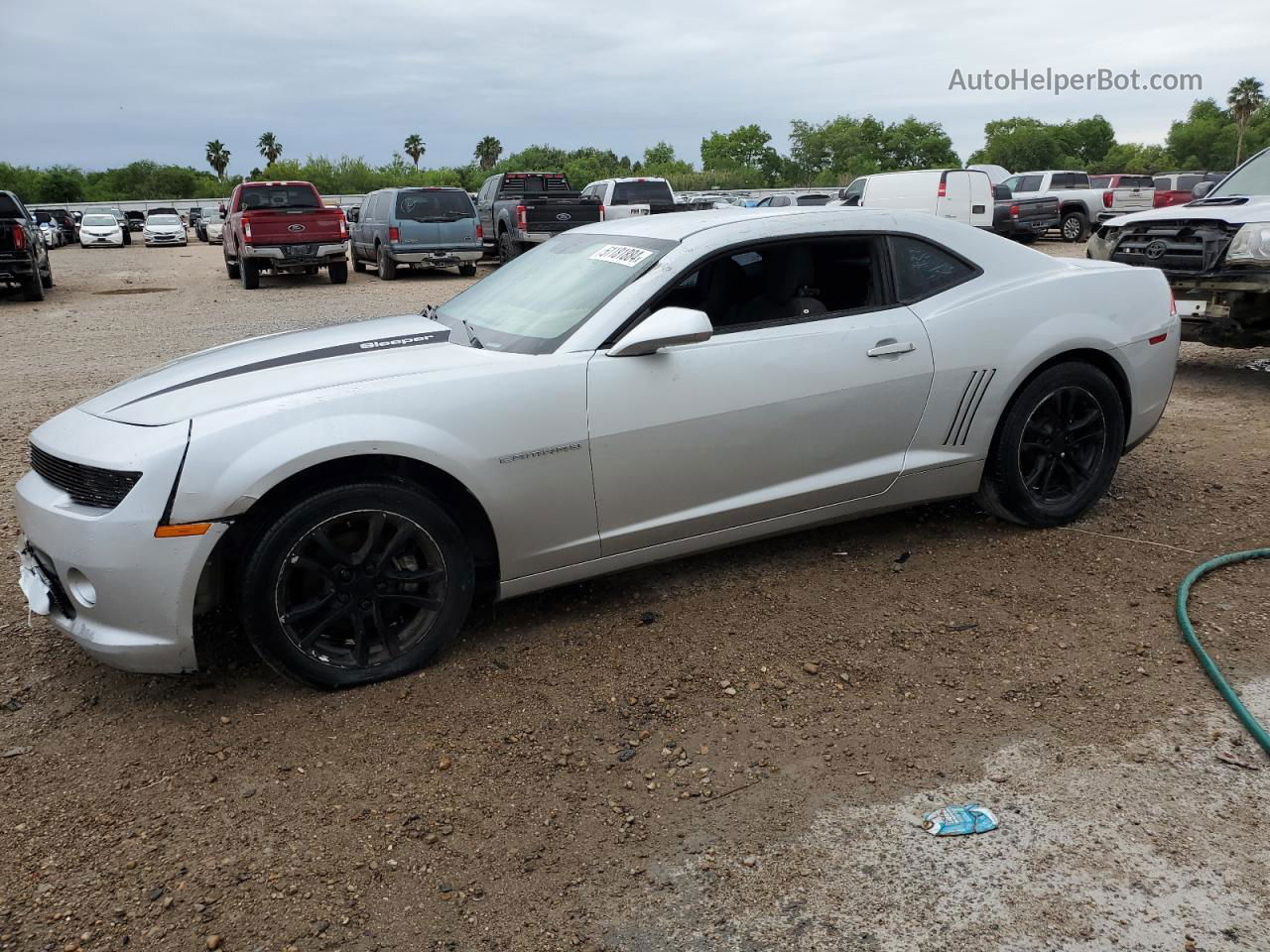 2015 Chevrolet Camaro Ls Silver vin: 2G1FA1E35F9109626