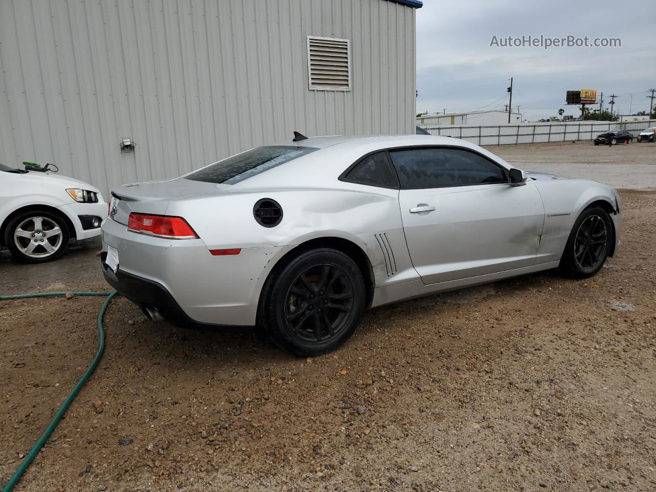 2015 Chevrolet Camaro Ls Silver vin: 2G1FA1E35F9109626