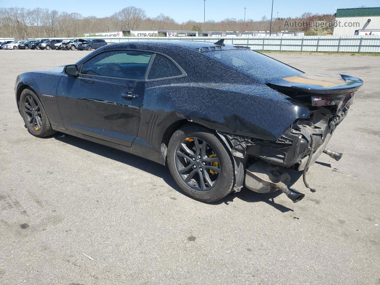 2014 Chevrolet Camaro Ls Black vin: 2G1FA1E36E9141743