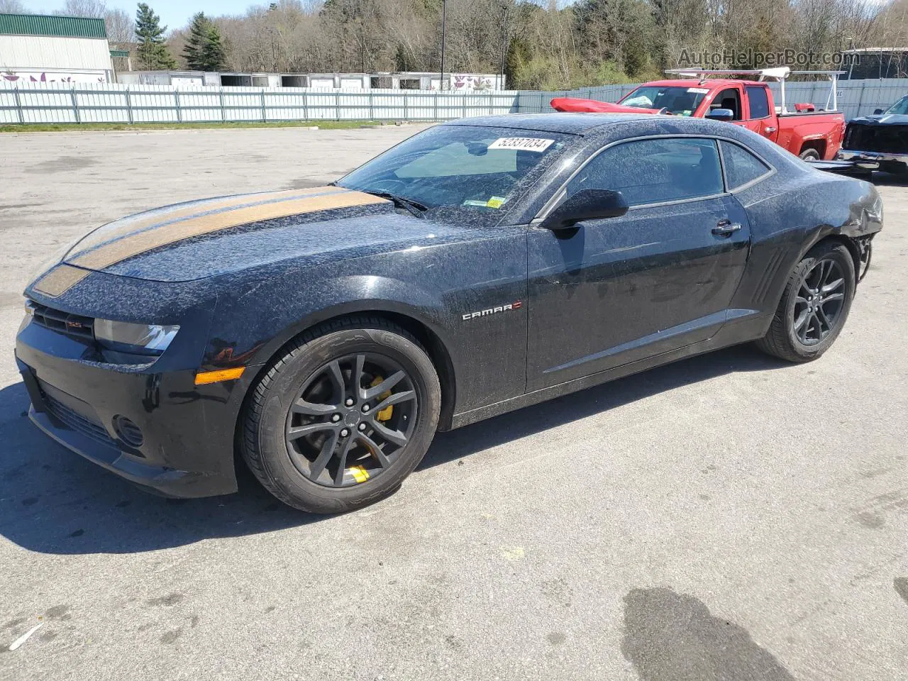 2014 Chevrolet Camaro Ls Black vin: 2G1FA1E36E9141743