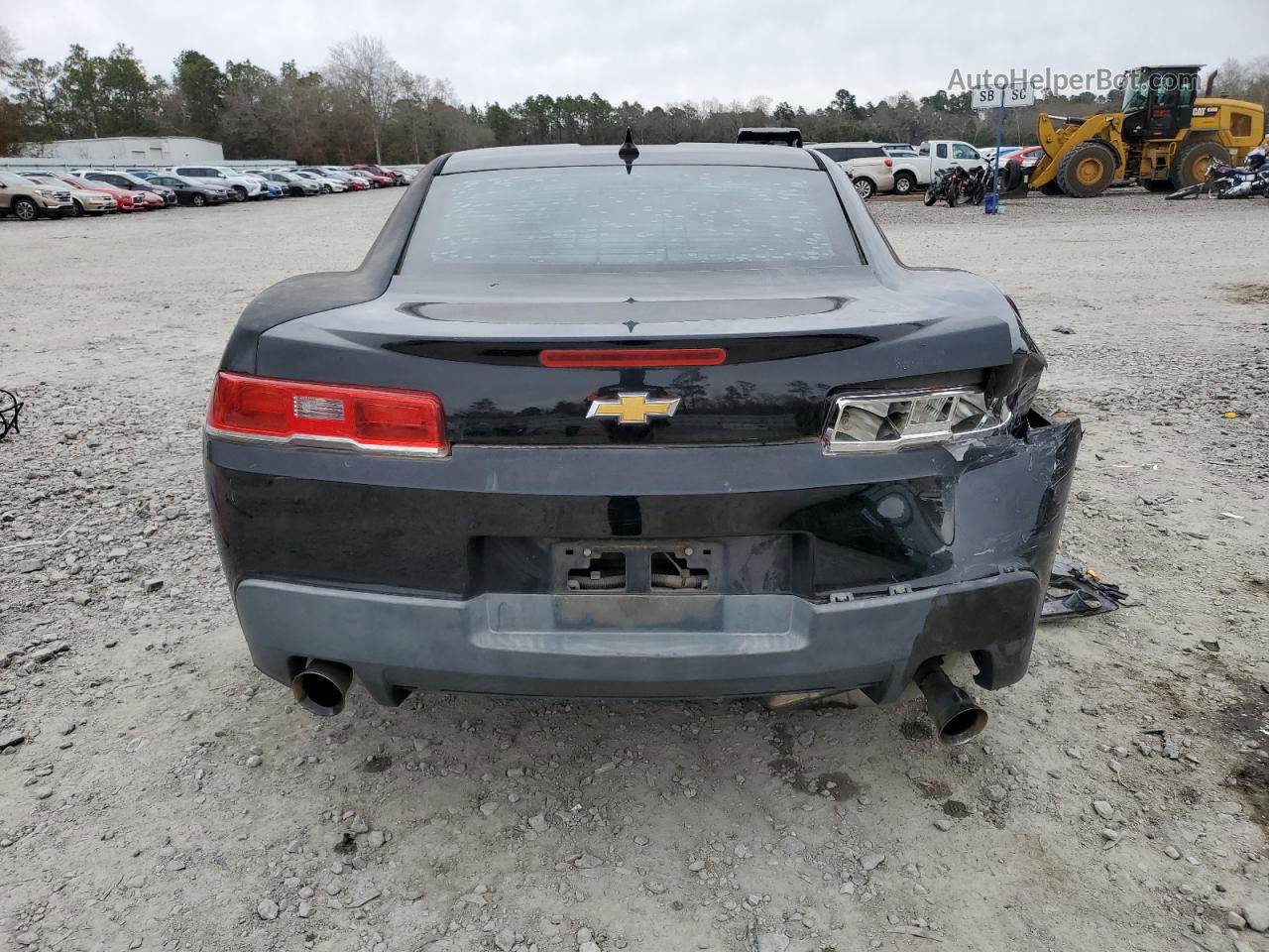 2014 Chevrolet Camaro Ls Black vin: 2G1FA1E36E9244726