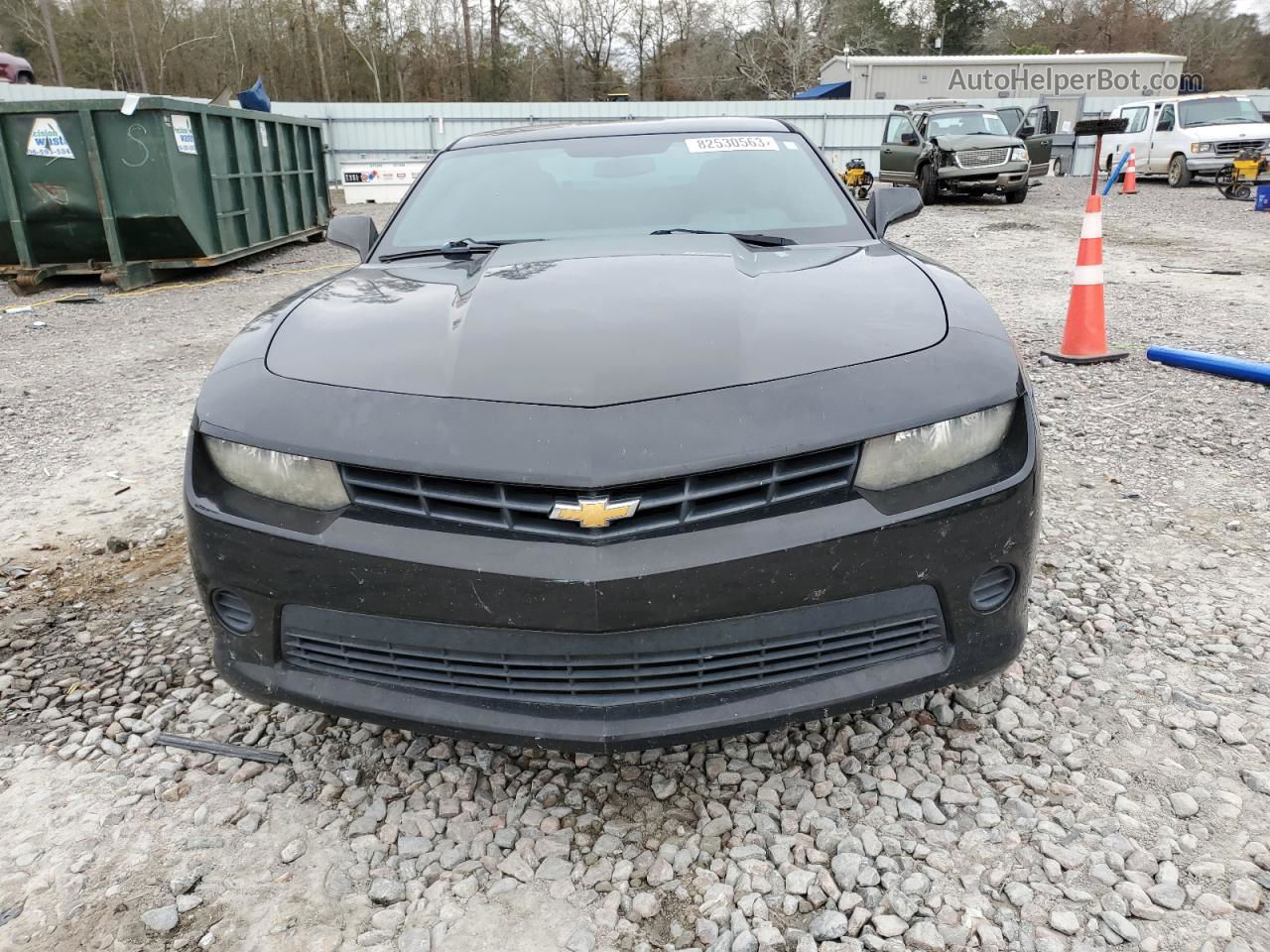 2014 Chevrolet Camaro Ls Black vin: 2G1FA1E36E9244726