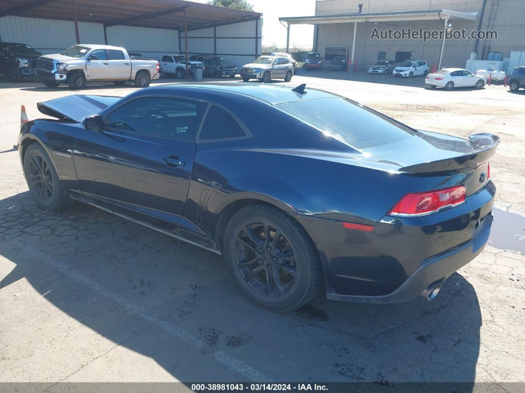 2014 Chevrolet Camaro 2ls Dark Blue vin: 2G1FA1E36E9317335