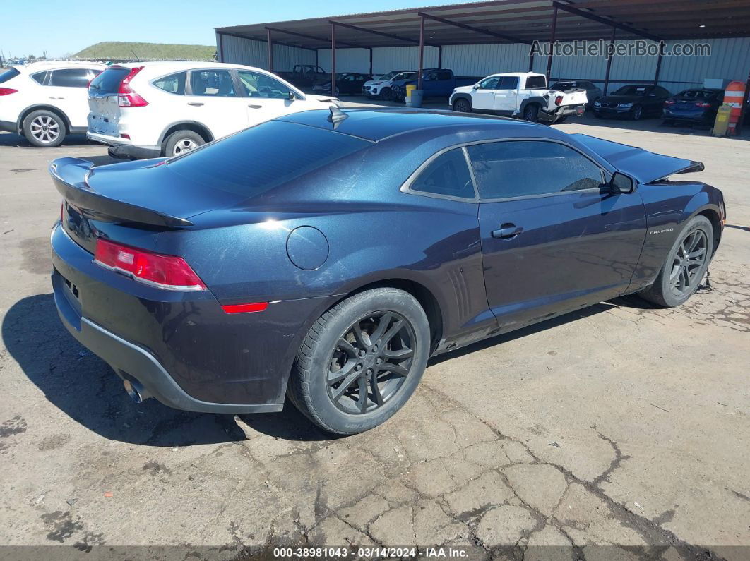 2014 Chevrolet Camaro 2ls Dark Blue vin: 2G1FA1E36E9317335