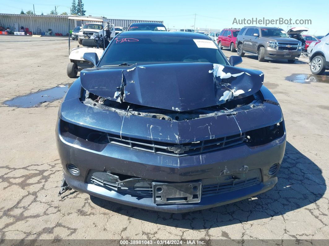 2014 Chevrolet Camaro 2ls Dark Blue vin: 2G1FA1E36E9317335