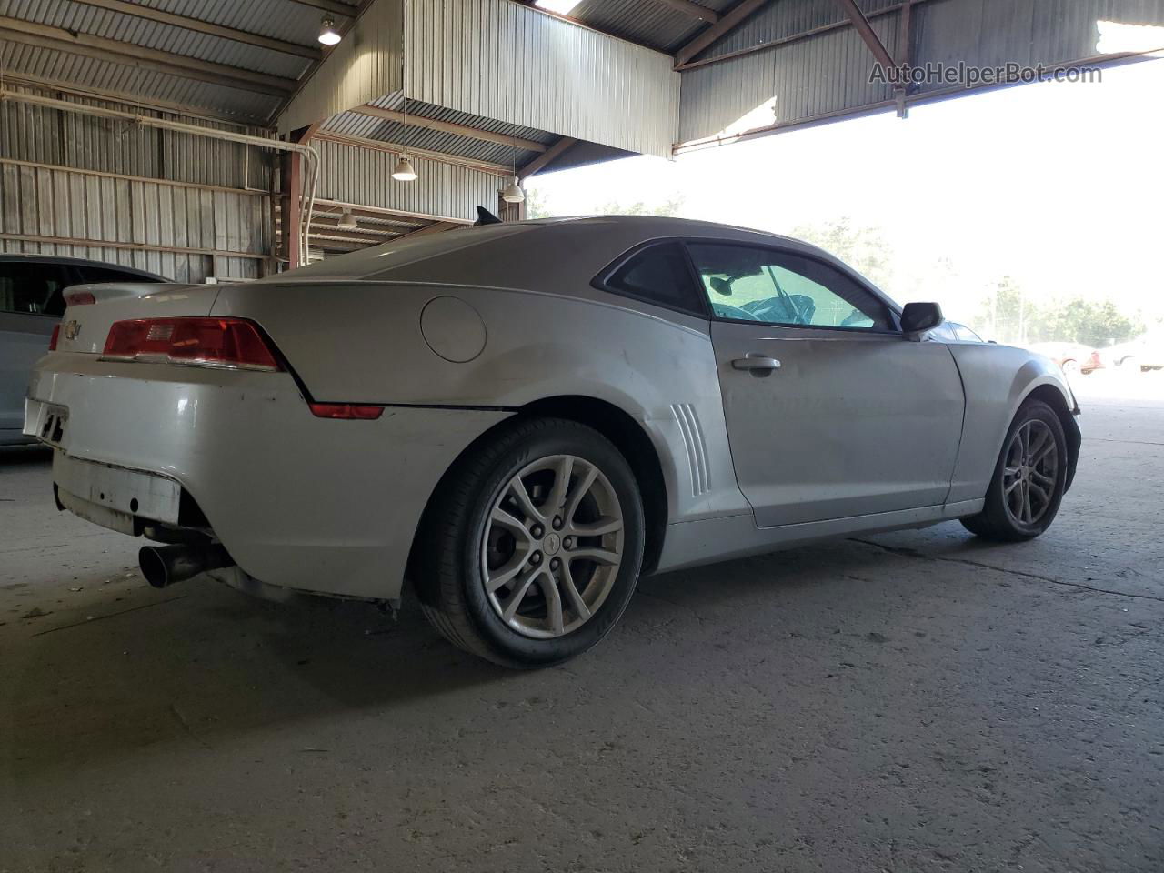 2014 Chevrolet Camaro Ls Silver vin: 2G1FA1E36E9318663