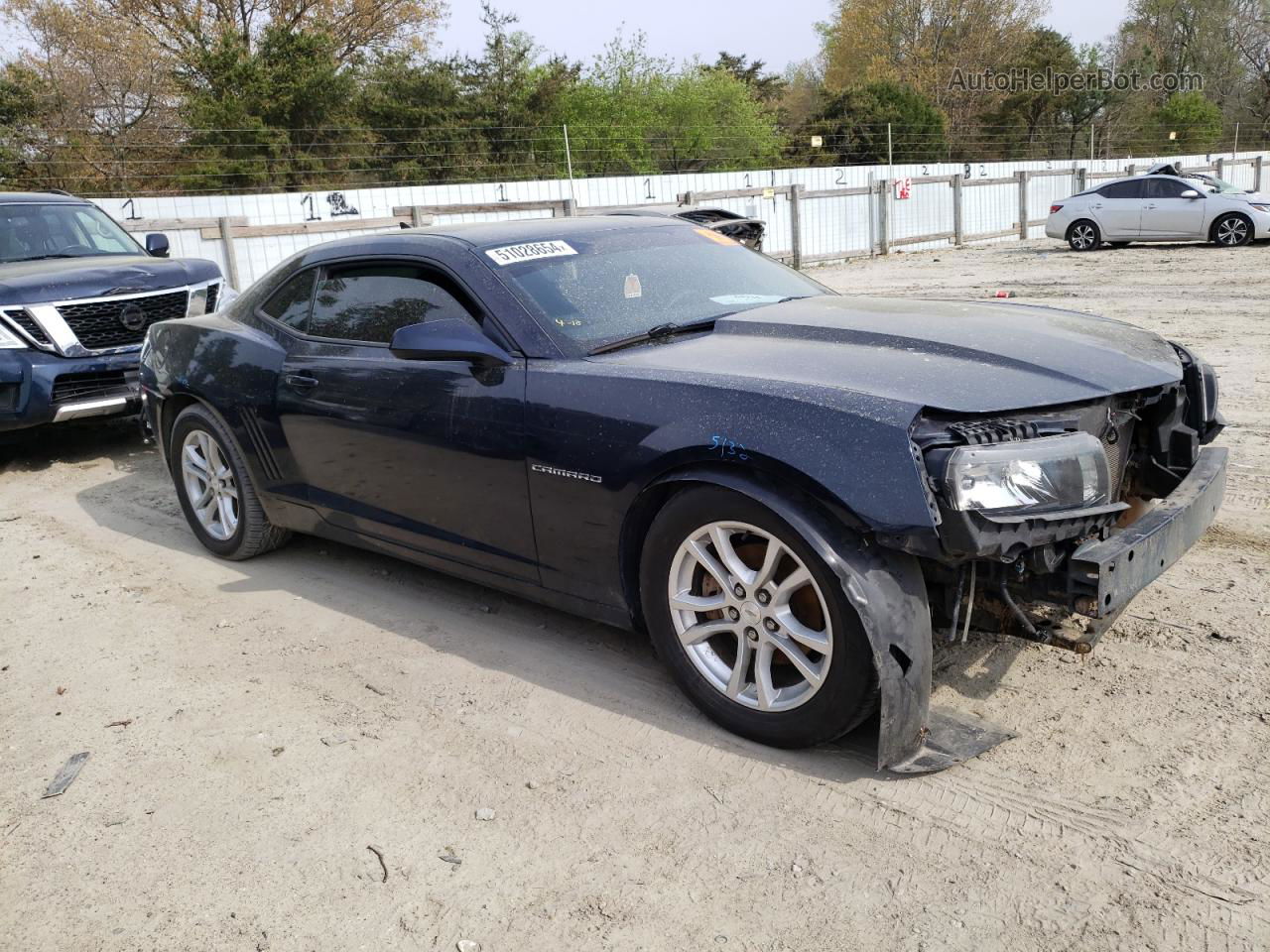 2015 Chevrolet Camaro Ls Black vin: 2G1FA1E36F9202946