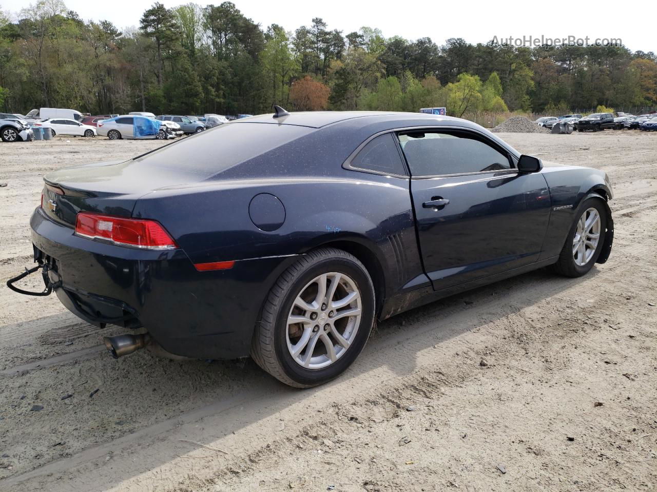 2015 Chevrolet Camaro Ls Black vin: 2G1FA1E36F9202946