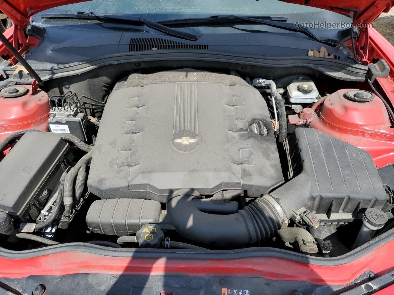 2015 Chevrolet Camaro Ls Red vin: 2G1FA1E36F9254156