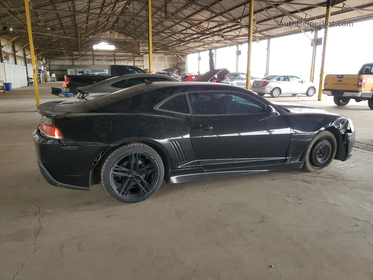 2015 Chevrolet Camaro Ls Black vin: 2G1FA1E36F9305154