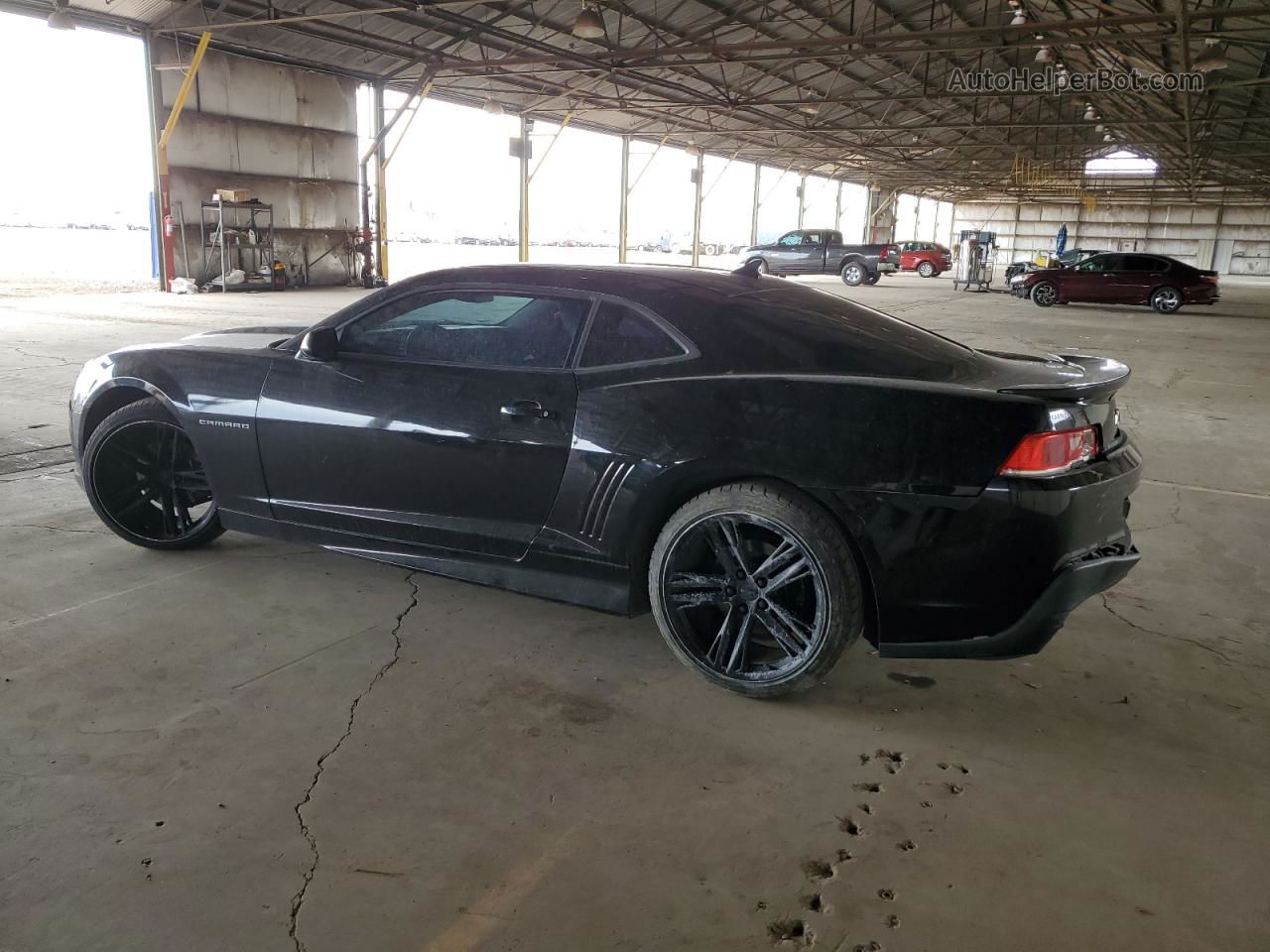 2015 Chevrolet Camaro Ls Black vin: 2G1FA1E36F9305154