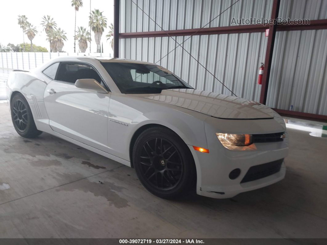 2014 Chevrolet Camaro 2ls White vin: 2G1FA1E37E9121985