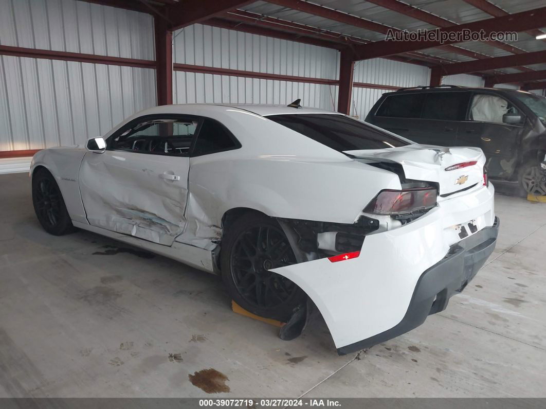 2014 Chevrolet Camaro 2ls White vin: 2G1FA1E37E9121985