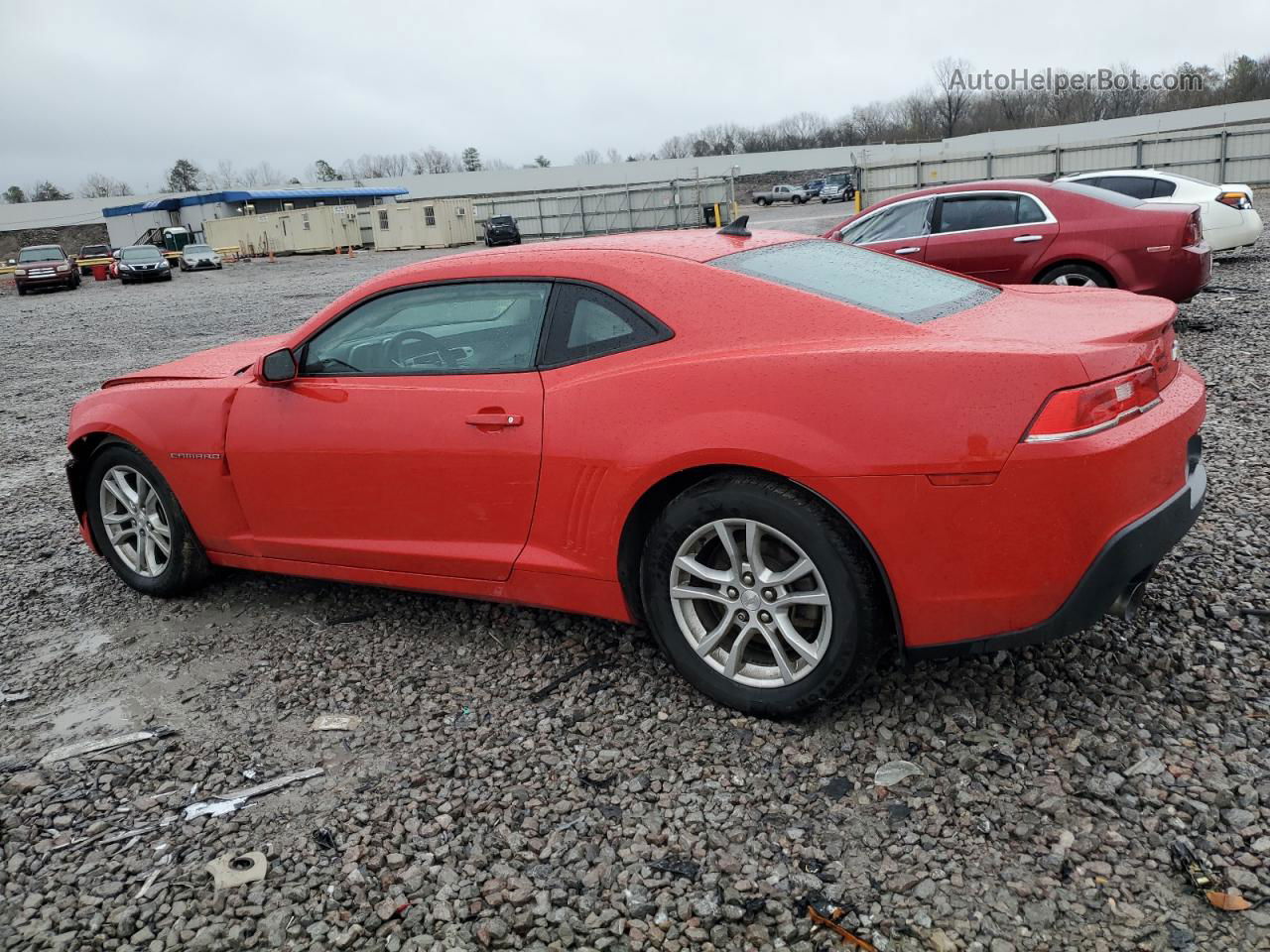 2015 Chevrolet Camaro Ls Red vin: 2G1FA1E37F9209033