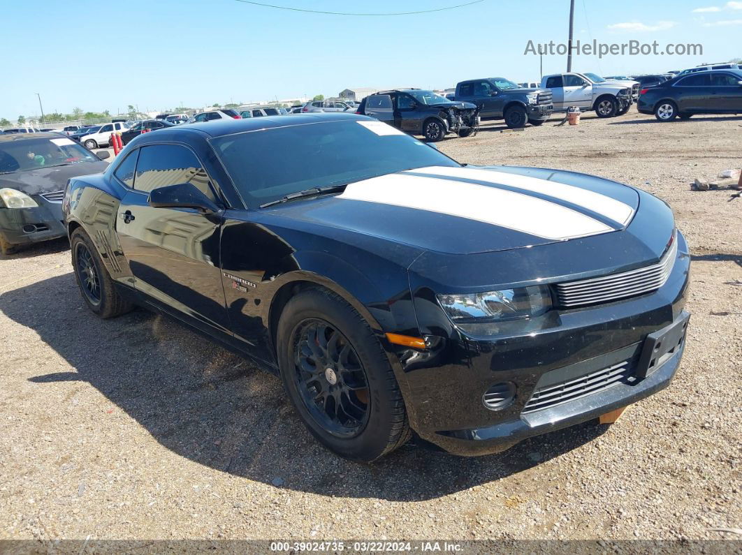 2015 Chevrolet Camaro 1ls Black vin: 2G1FA1E37F9220940