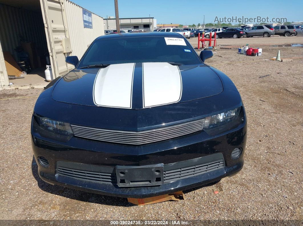 2015 Chevrolet Camaro 1ls Black vin: 2G1FA1E37F9220940