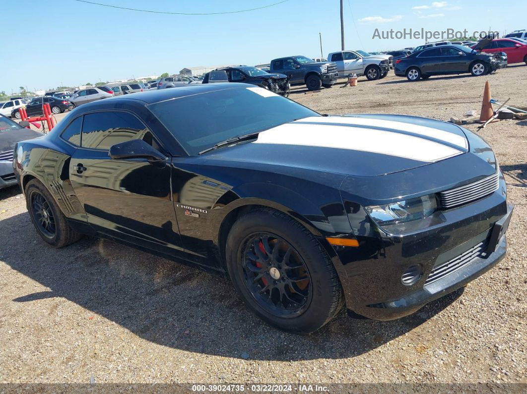 2015 Chevrolet Camaro 1ls Black vin: 2G1FA1E37F9220940