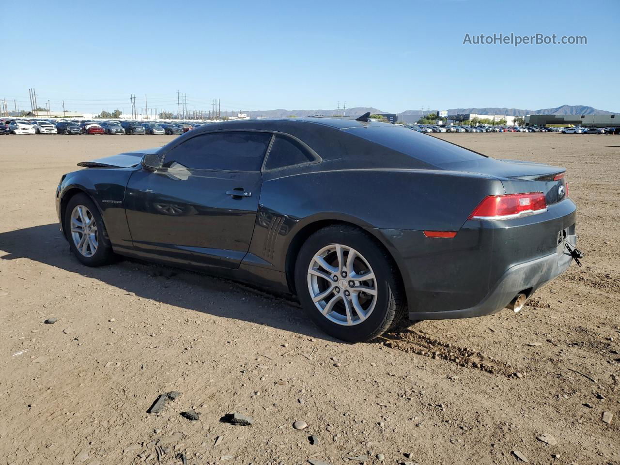 2014 Chevrolet Camaro Ls Charcoal vin: 2G1FA1E38E9154137