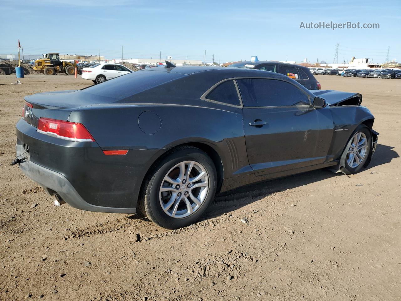 2014 Chevrolet Camaro Ls Charcoal vin: 2G1FA1E38E9154137