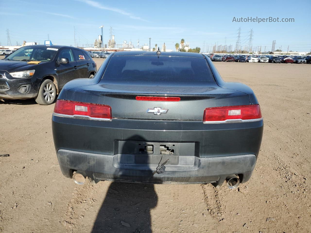 2014 Chevrolet Camaro Ls Charcoal vin: 2G1FA1E38E9154137