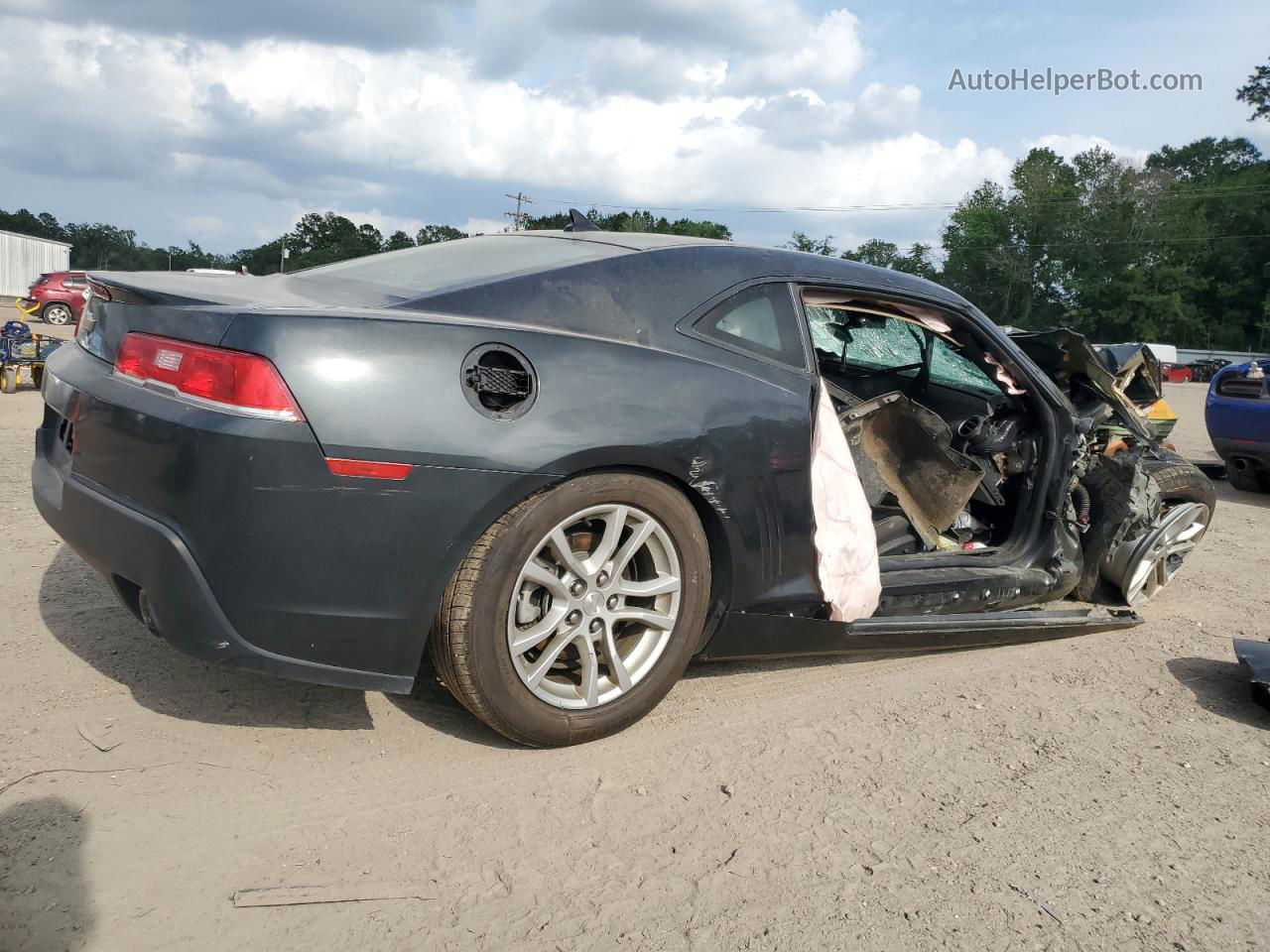 2014 Chevrolet Camaro Ls Black vin: 2G1FA1E38E9187204