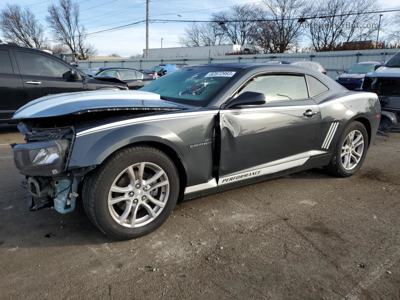 2014 Chevrolet Camaro Ls Black vin: 2G1FA1E38E9243691