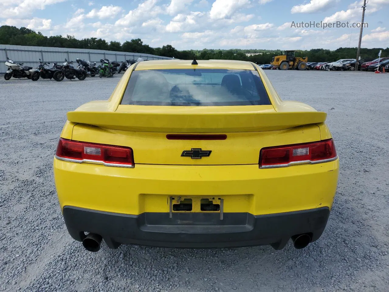 2014 Chevrolet Camaro Ls Желтый vin: 2G1FA1E38E9254920