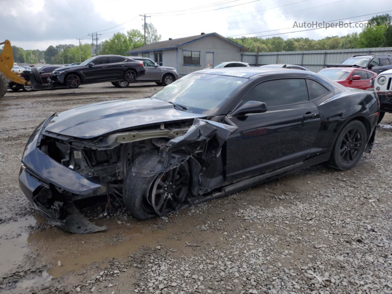 2015 Chevrolet Camaro Ls Black vin: 2G1FA1E38F9222728