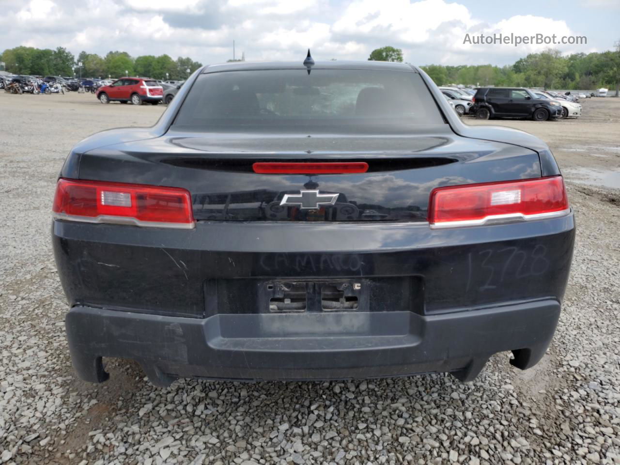 2015 Chevrolet Camaro Ls Black vin: 2G1FA1E38F9222728