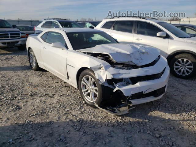 2015 Chevrolet Camaro Ls White vin: 2G1FA1E38F9230361