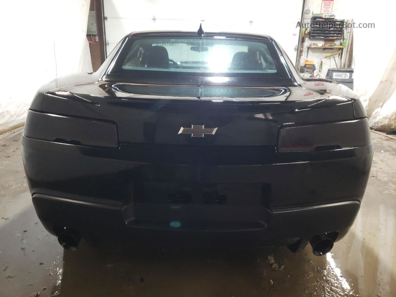 2015 Chevrolet Camaro Ls Black vin: 2G1FA1E38F9268124